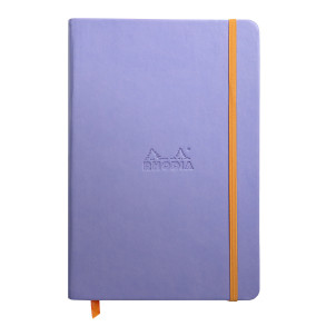 Rhodia Hardcover Notebook - A5 - Iris - Plain